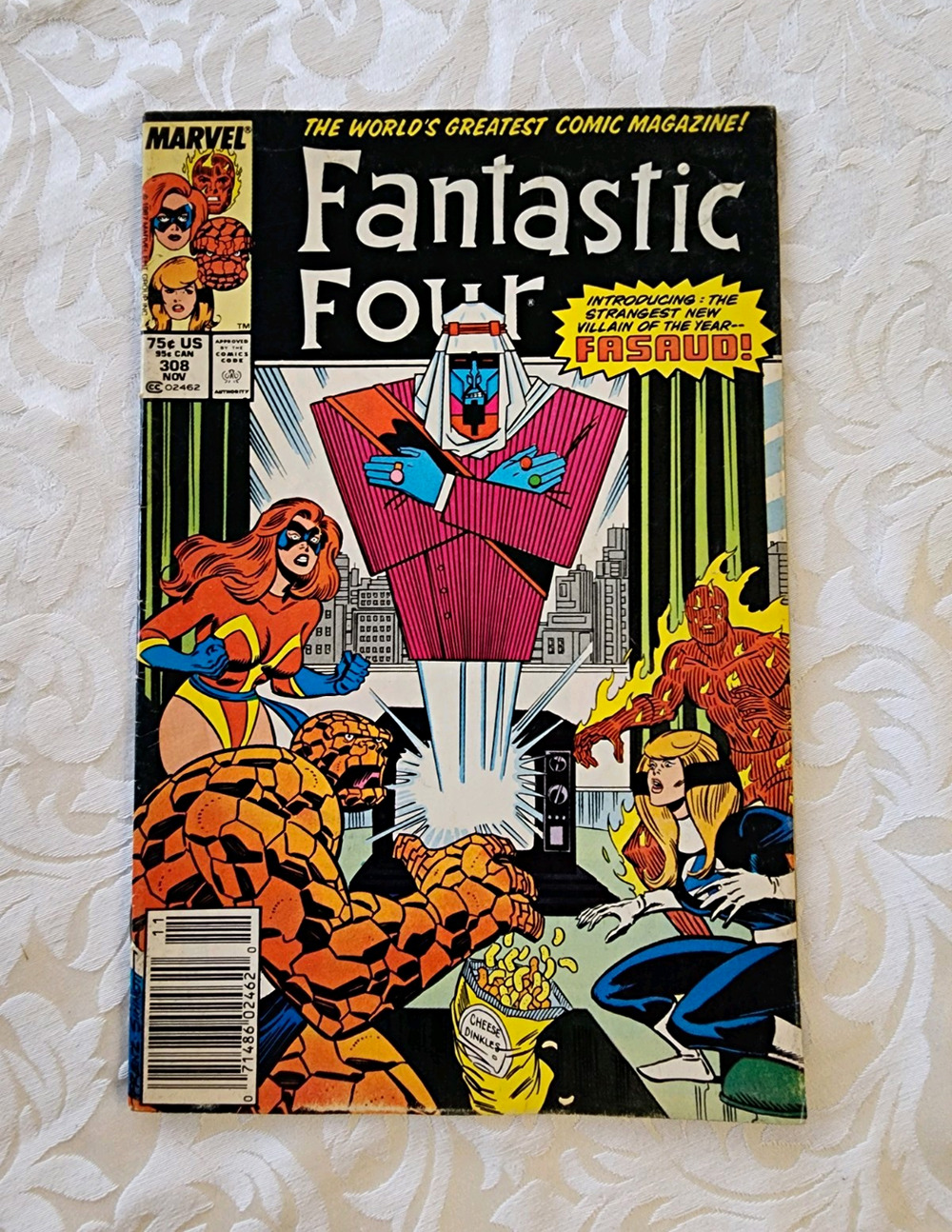 Marvel Fantastic Four #308 (1987) Newsstand Variant - John Byrne